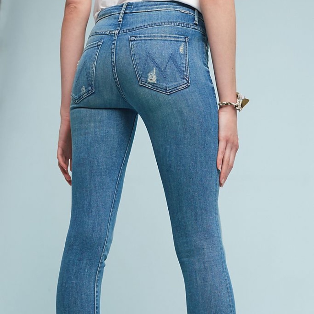 Mother High Waisted Looker Light Wash 29